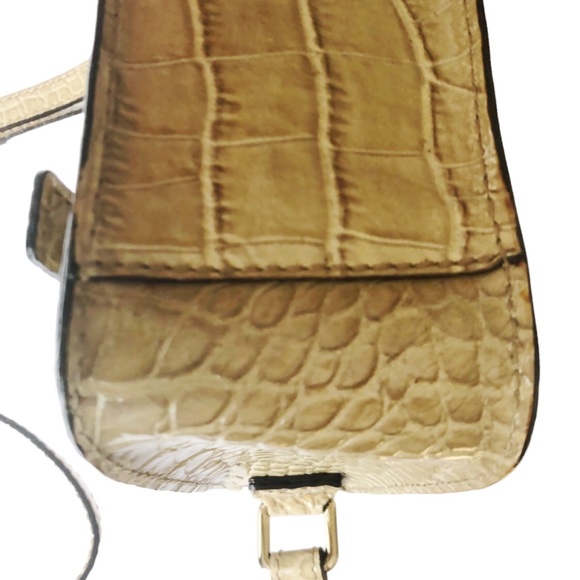 kate spade Essex Scout Cambridge Embossed Tan  Leather Crossbody PXRU2798 - Picture 14 of 16